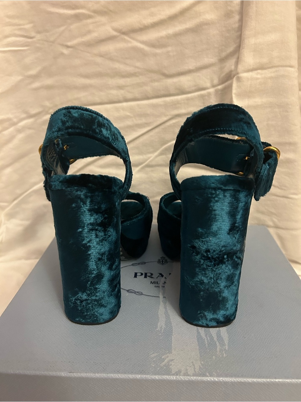 PRADA PLATFORM HEELS - Picture 3 of 8